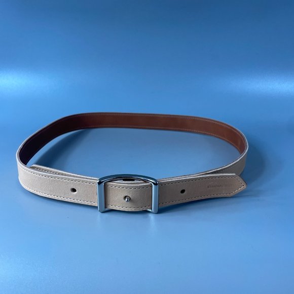 Standard Fair made in California Leather Reversible Belt